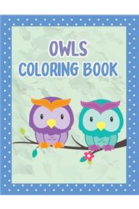 Owls Coloring Book