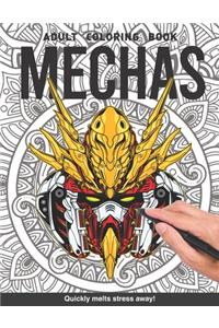 Mecha Adults Coloring Book
