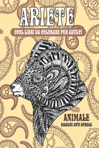 Cool libri da colorare per adulti - Disegni Anti stress - Animale - Ariete