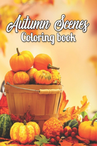 Autumn Scenes Coloring Book