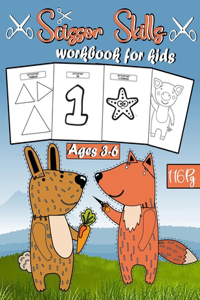Scissor Skills Workbook for kids ages 3-6