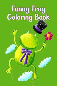 Funny Frog Coloring Book