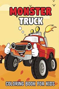 Monster Truck Coloring Book For Kids