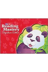 Reading Mastery Reading/Literature Strand Grade K, Seatwork Blackline Master Book