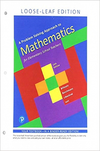 Problem Solving Approach to Mathematics for Elementary School Teachers