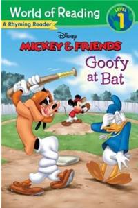 Goofy at Bat: A Rhyming Reader