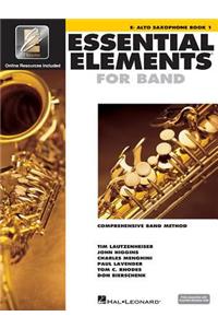 Essential Elements for Band - Eb Alto Saxophone Book 1 with Eei (Book/Media Online)