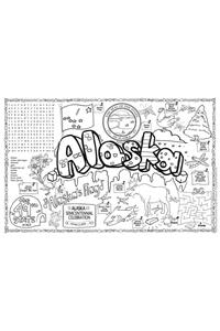 Alaska Symbols & Facts Funsheet - Pack of 30