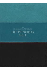NIV The Charles F. Stanley Life Principles Bible [Green/Black]