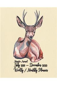 July 2019 - December 2020 Weekly / Monthly Planner