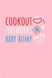 Cookout Fireworks Baby Bump
