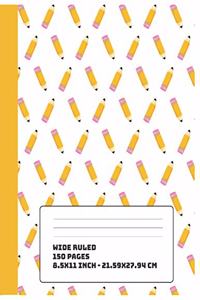 Composition Notebook for School