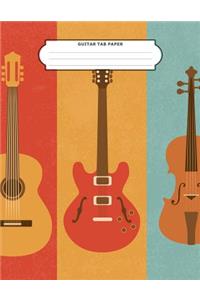 Guitar Tab Paper