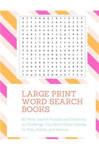 Large Print Word Search Books