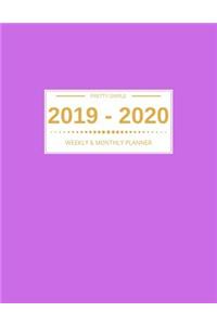 2019 - 2020 Planner Weekly And Monthly