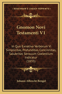 Gnomon Novi Testamenti V1