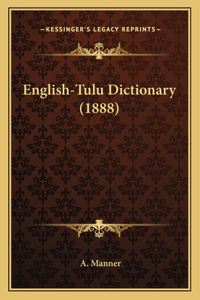 English-Tulu Dictionary (1888)