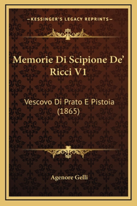 Memorie Di Scipione de' Ricci V1