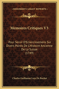 Memoires Critiques V3