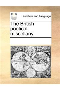 The British Poetical Miscellany.