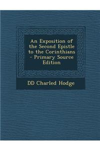 An Exposition of the Second Epistle to the Corinthians