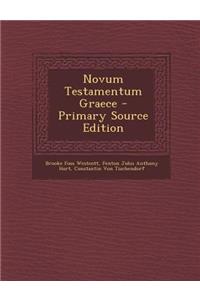 Novum Testamentum Graece - Primary Source Edition