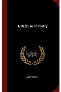 A Defense of Poetry