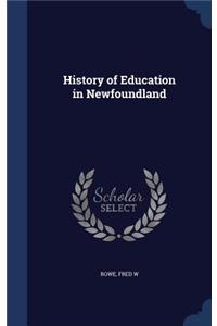 History of Education in Newfoundland
