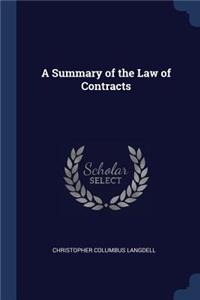 Summary of the Law of Contracts