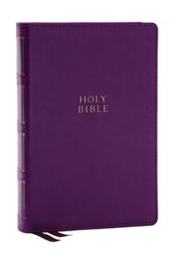 KJV Holy Bible: Compact Bible with 43,000 Center-Column Cross References, Purple Leathersoft, Red Letter, Comfort Print (Thumb Indexing): King James Version