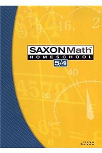 Saxon Math Homeschool 5/4