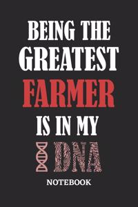 Being the Greatest Farmer is in my DNA Notebook