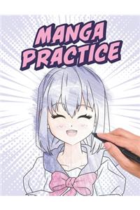 Manga Practice workbook [8.5x11]