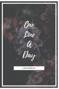 One Line a Day Daily Journal 2020
