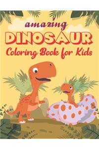 Amazing Dinosaur Coloring Book for Kids
