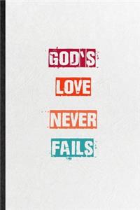 God's Love Never Fails
