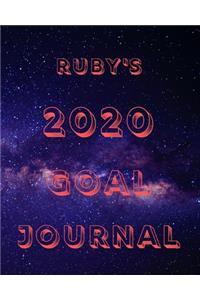 Ruby's 2020 Goal Book