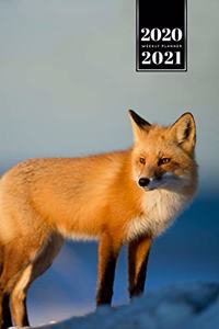 Fox Week Planner Weekly Organizer Calendar 2020 / 2021 - In the Snow