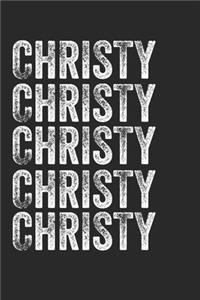 Name CHRISTY Journal Customized Gift For CHRISTY A beautiful personalized