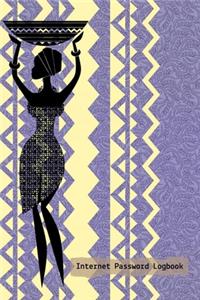 Puple Women Art Password Logbook