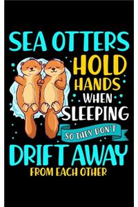 Sea Otters Hold Hands When Sleeping So They Don't Drift Away From Each Other