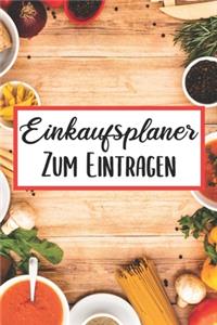 Einkaufsplaner Zum Eintragen