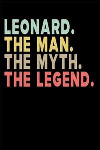 Leonard The Man The Myth The Legend