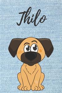 Personalisiertes Notizbuch - Hunde Thilo