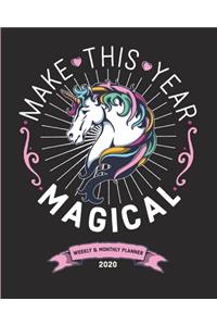 Make This Year Magical, 2020 Weekly and Monthly Planner
