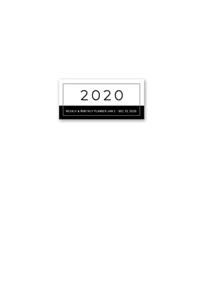 2020 Weekly & Monthly Planner