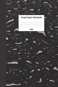 Graph Paper Notebook 4x4