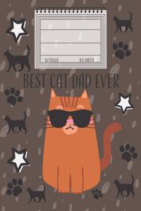 Best Cat Dad Ever Notebook
