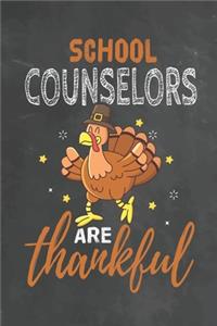 School Counselors Are Thankful