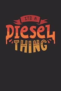 It's A Diesel Thing: Graph Paper Composition Notebook to Take Notes at Work. Grid, Squared, Quad Ruled. Bullet Point Diary, To-Do-List or Trucker Journal For Men and Wom